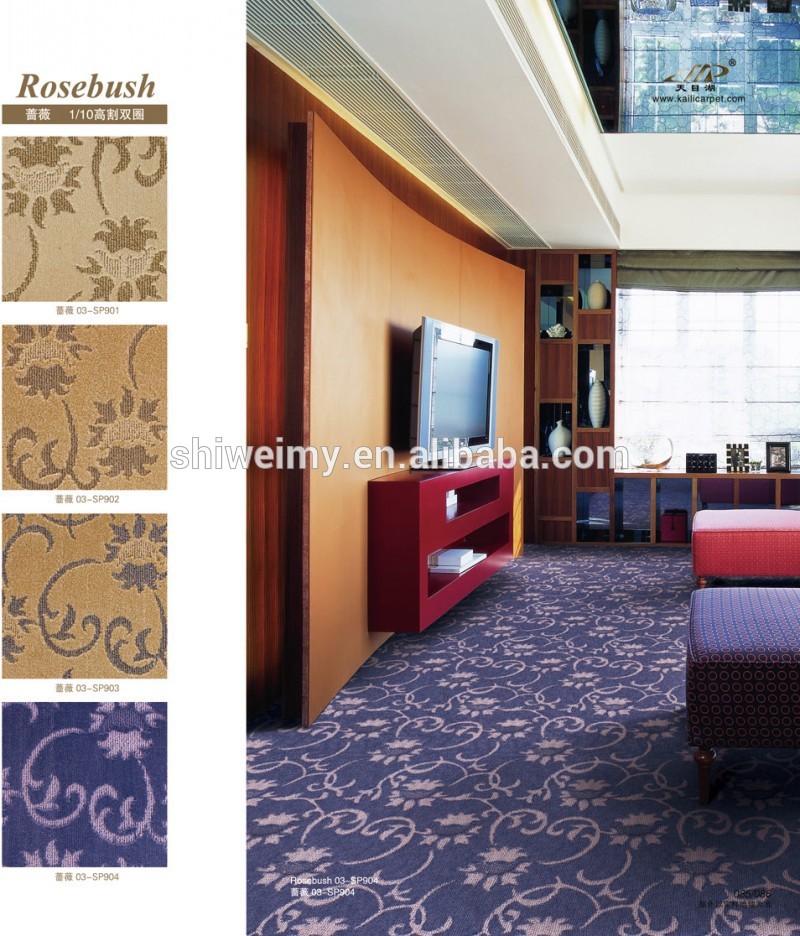 Hotel Corridor Carpet, Luxury Hotel Lobby Carpete,Star hotel room carpet