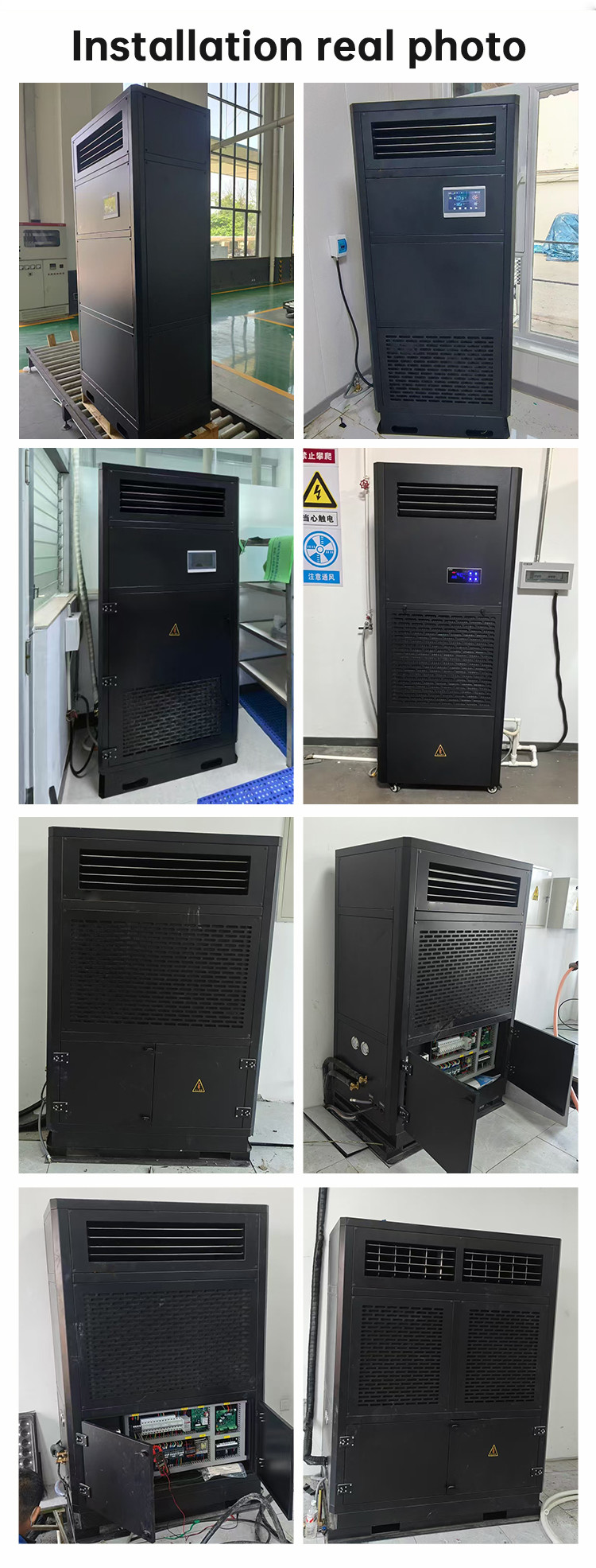The latest technology is used to create precise air conditioners with constant temperature and humidity, which are applied in data center cooling