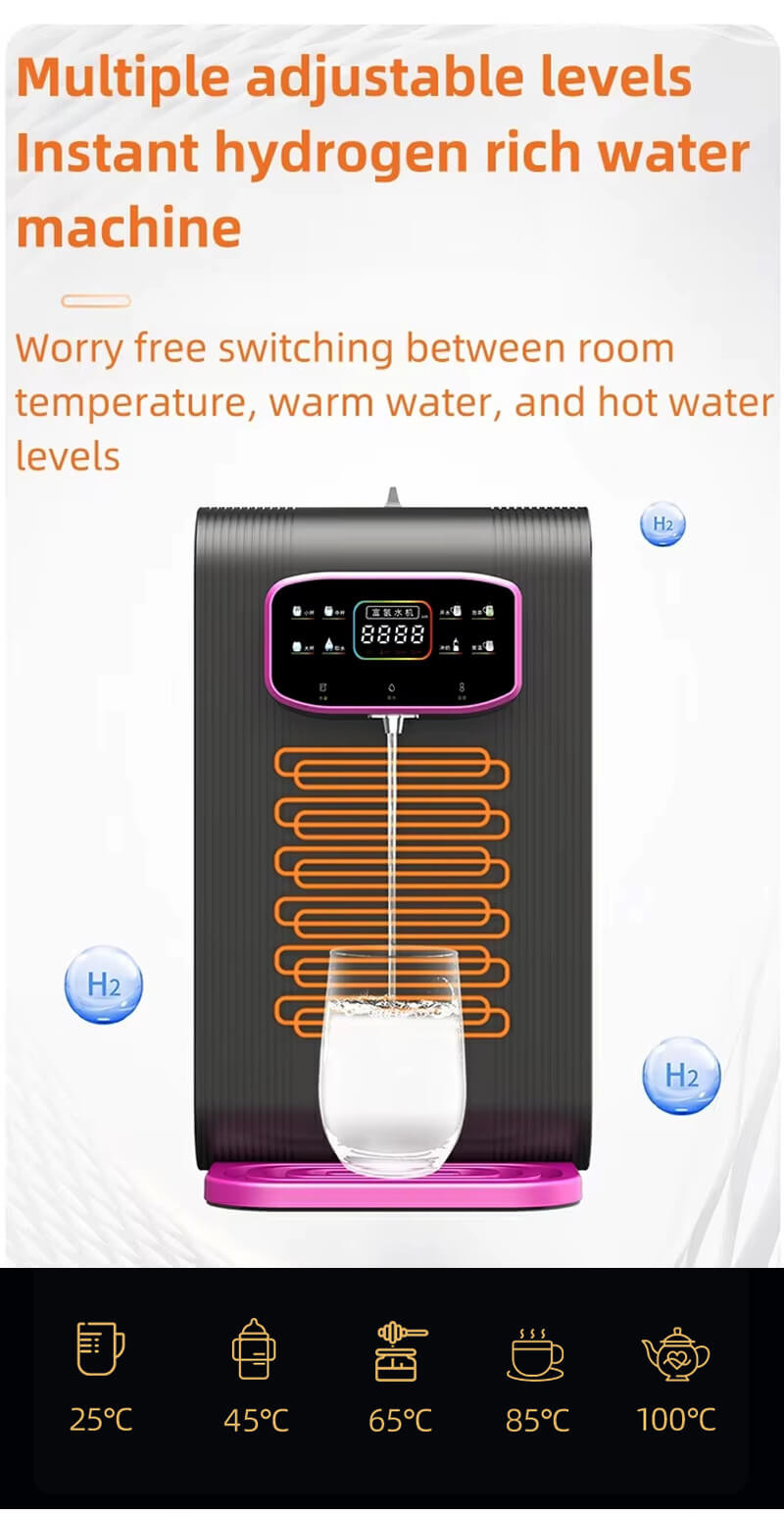 Hydrogen-rich Water Dispenser Anti-aging Antioxidant Molecular Hydrogen Water Machine WEIZI