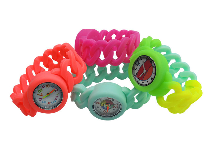 Silicone Braided Bracelet Children's Electronic Silicone Watch LED Touch Cartoon Watch Promotion Custom Gift Cartoon
