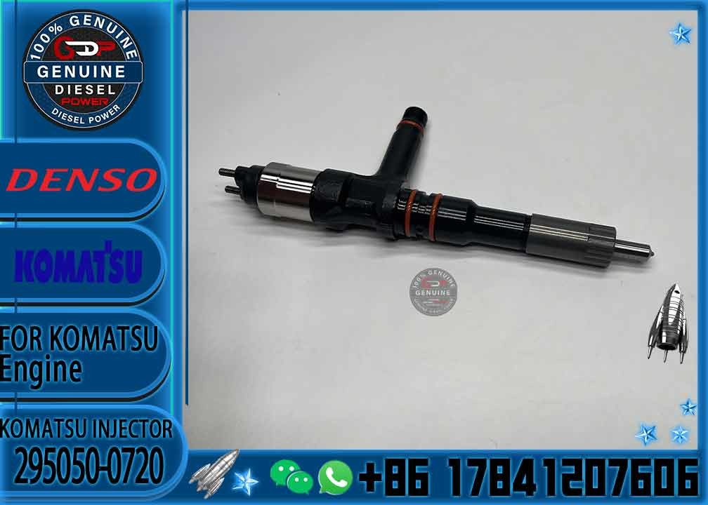 Huida SAA6D125E-6 engine fuel injector 6252-11-3100 295050-0720 with genuine packing