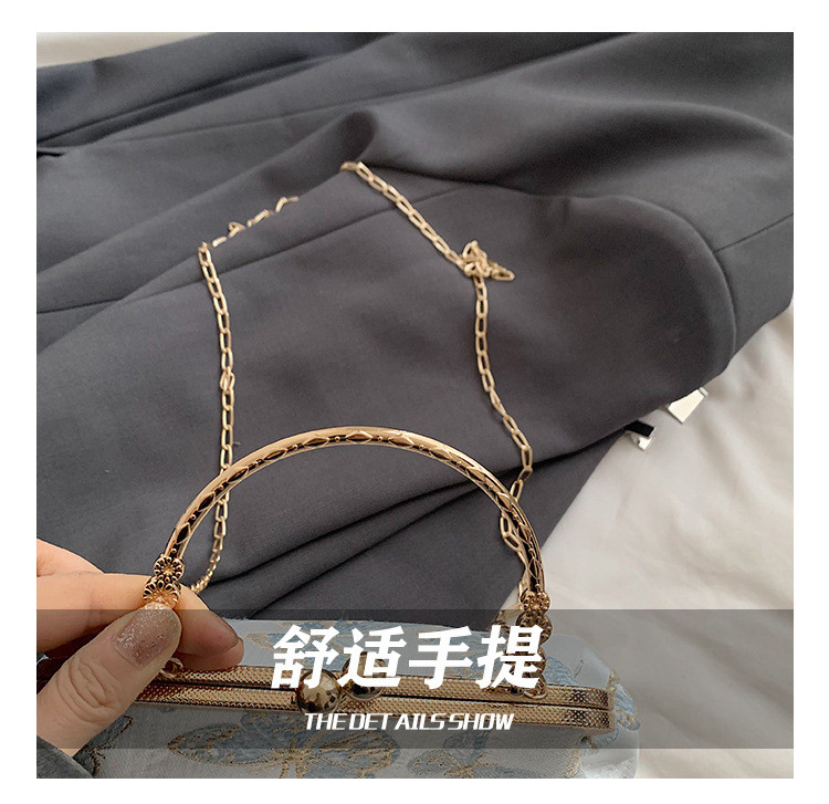 NEW CHINESE STYLE CHEONGSAM DINNER BAG FOR WOMEN 2024 SPRING/SUMMER NEW HANDBAG SENIOR CHAIN CROSSBODY BAG