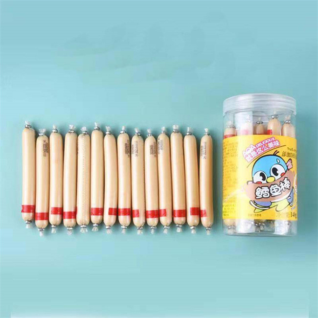 Vivid Printing High Temperature Resistance Pvdc Plastic Sausage Casing Film For Sausages