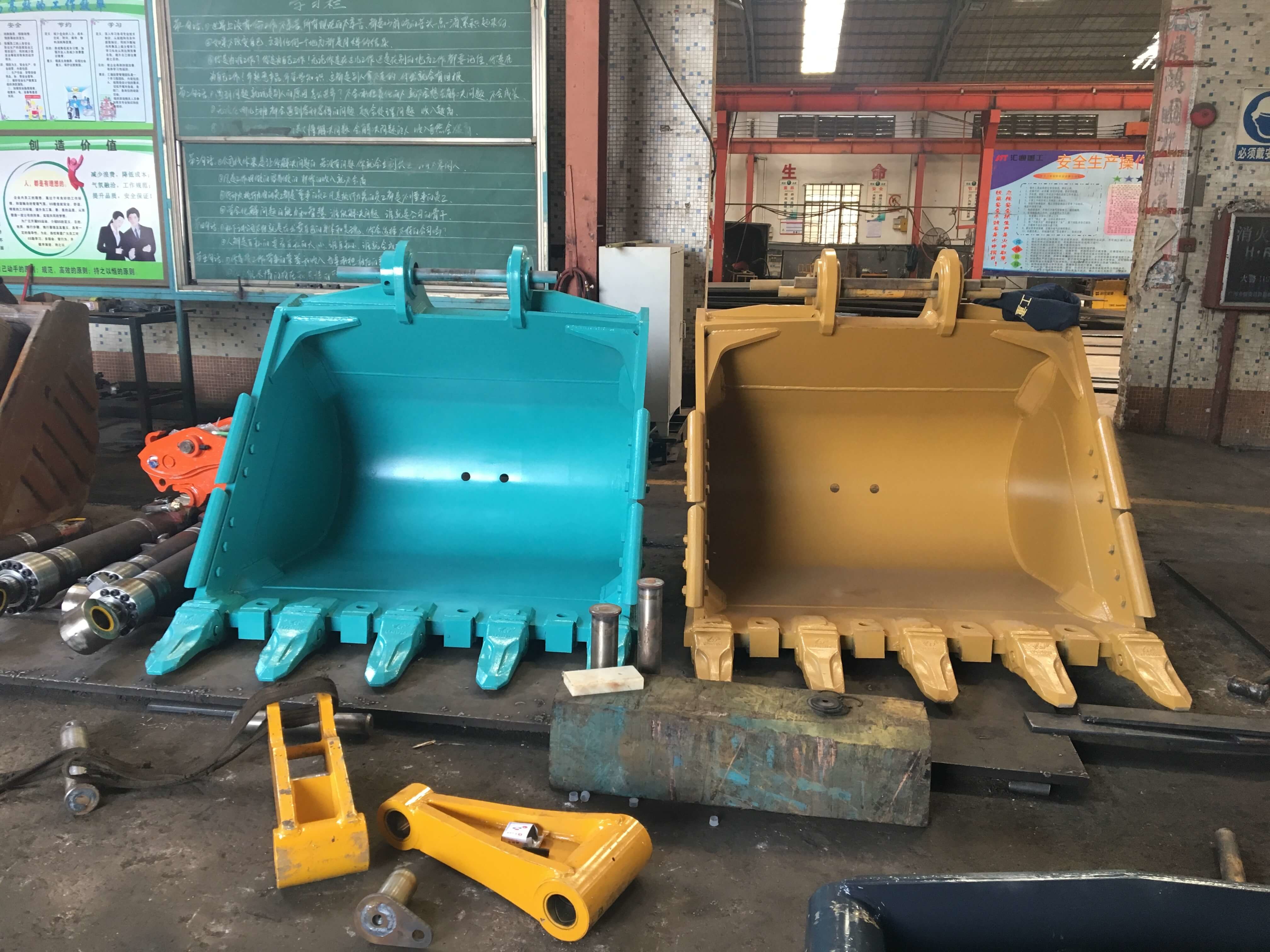 0.1cbm 48 Inch Wide Excavator Rock Bucket Q355B Material