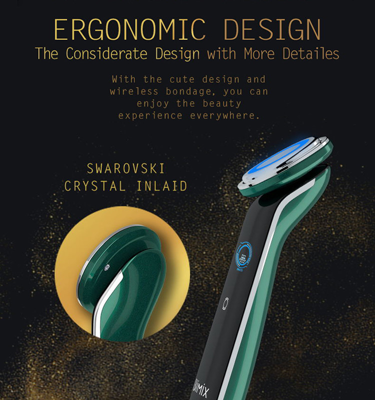Deep Cleansing Absorption DC5V 700mAh Ion Facial Device