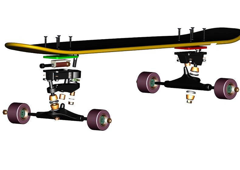 High Speed 8 X 22 X 7 Mm 608 ZZ 2RS Skate Bearing For Skating / Skateboard
