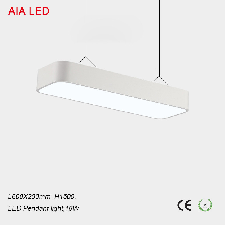 Office SMD modern office pendant light 18W led pendant lamp LED droplight for commerical building