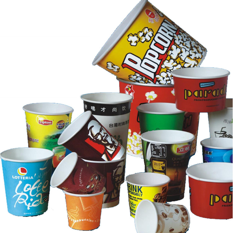 UV Dryer 850mm Paper Coffee Cup Printing Machine With Rewinding