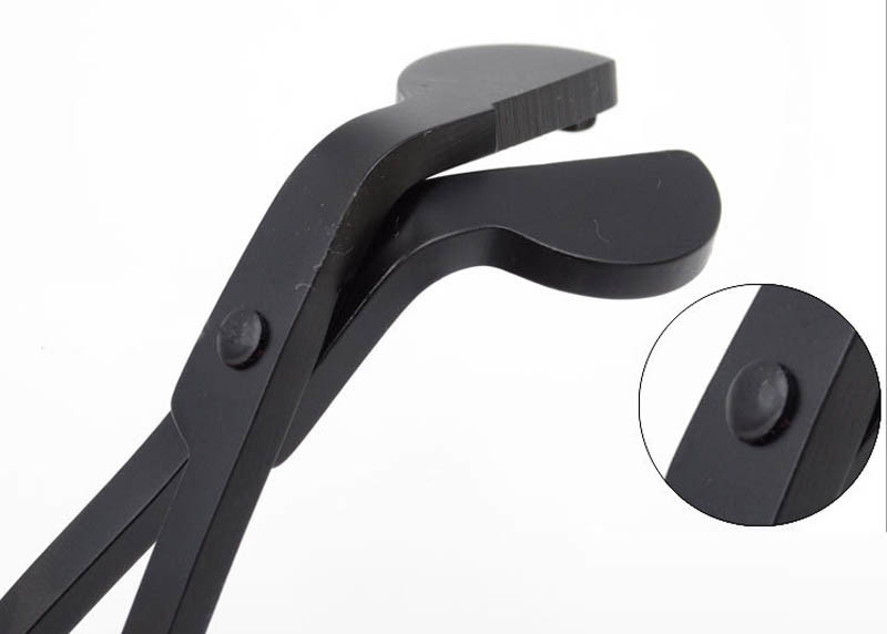 Stainless Steel Daily Household Items Matte Black Wick Cutting Scissors
