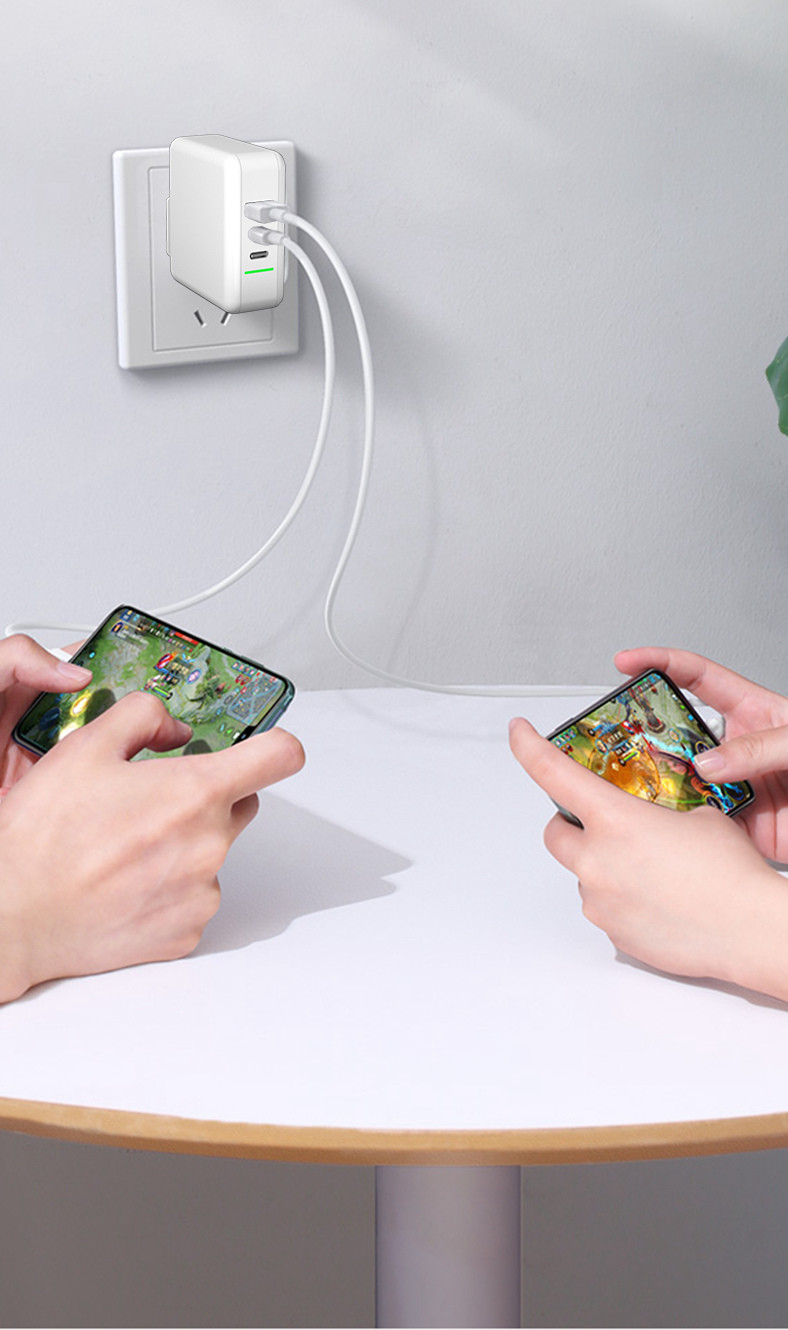 Led Indicator Light Multi Port Mobilephone Car Gan Charger