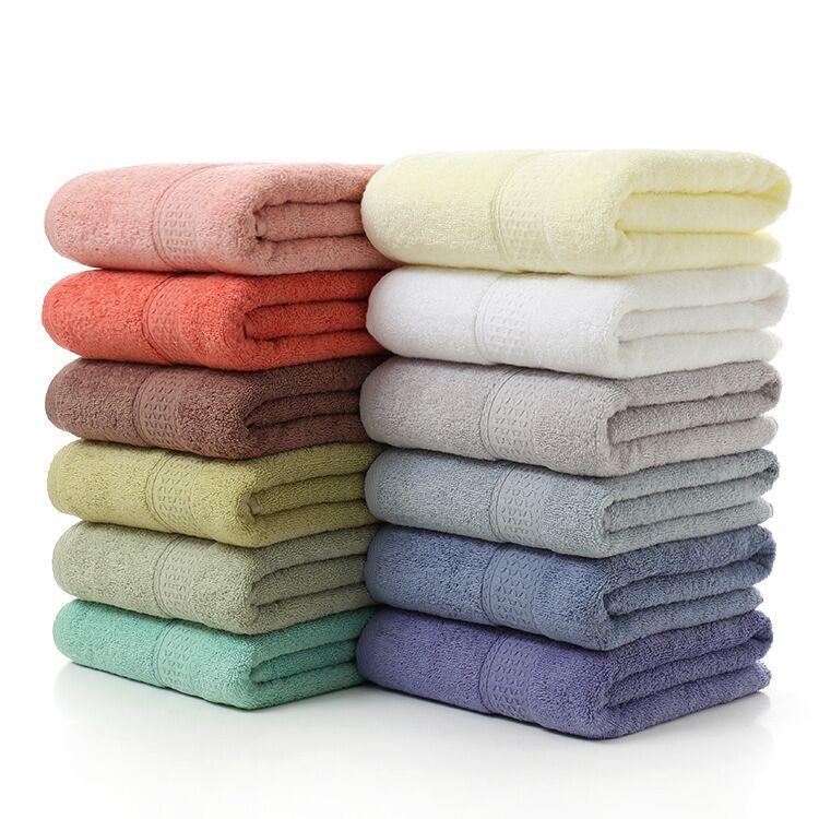 Hotel Home and Hospital All Age Group Cotton Quick Dry Bath Towel Set Customize Logo