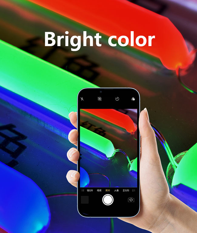 Indoor/Outdoor Neon LED Light Double Coating for Long-lasting Performance