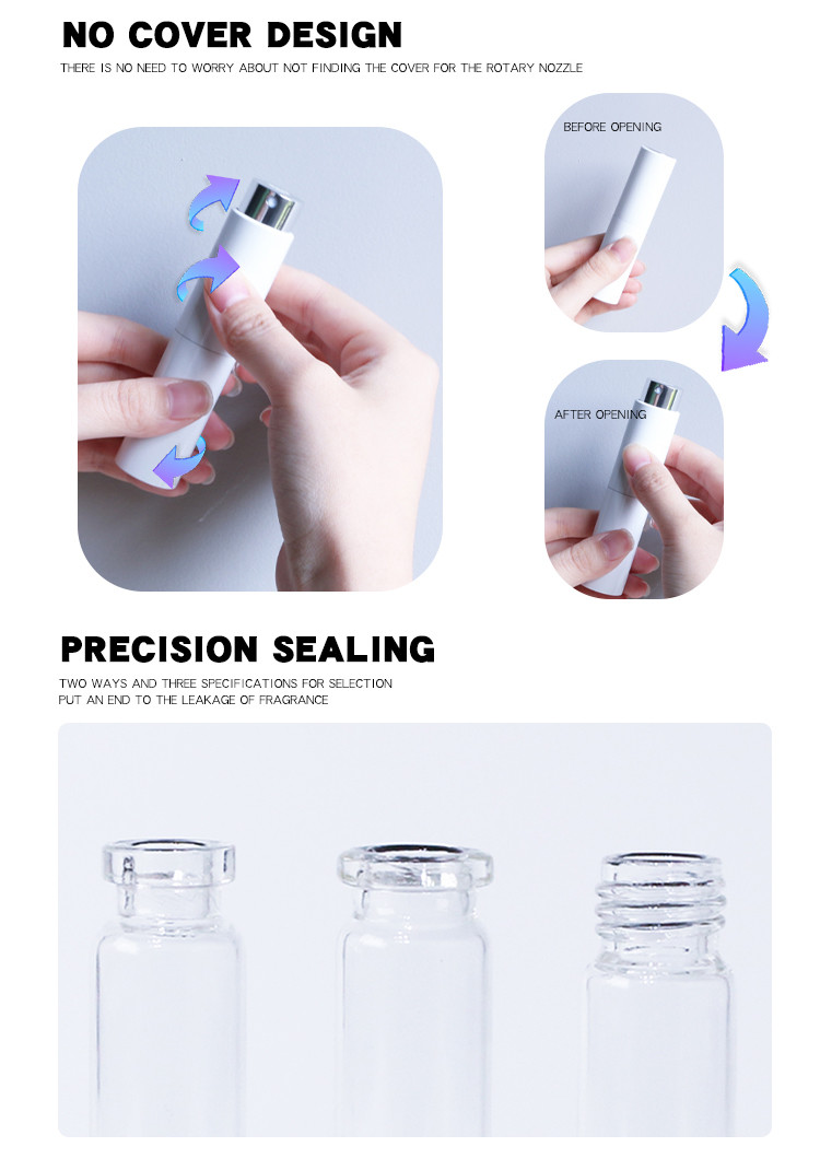 10ml 20ml 30ml Refillable Twist And Spritz Atomiser Perfume Bottle
