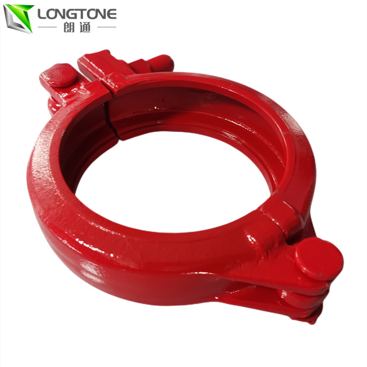 Bolt Concrete Mixer Parts Casted Mounting 5 Inch Clamp Coupling