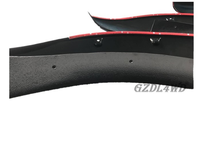 Wrinkle Black 4x4 Wheel Arch Flares For Ranger PX2 Pocket Style