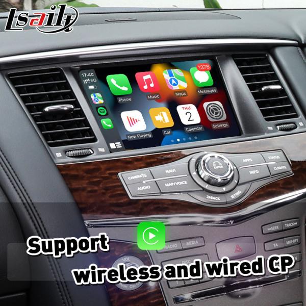 Lsailt Wireless Android Auto Carplay Integration Interface for Nissan Patrol Y62 2018-2020