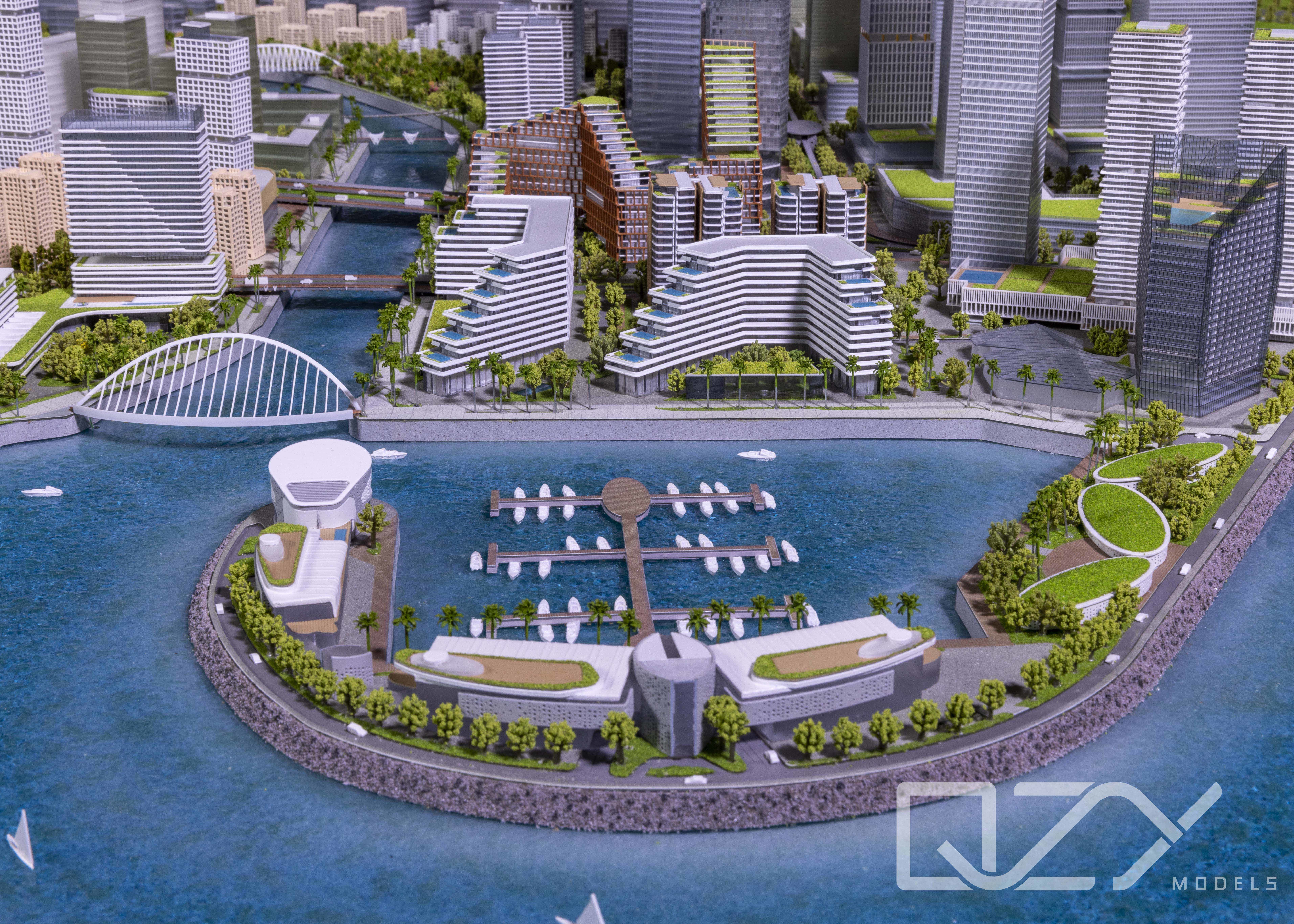 Realistic Sri Lanka Urban Town Planning Models Buildings 1/1250 Large Scale