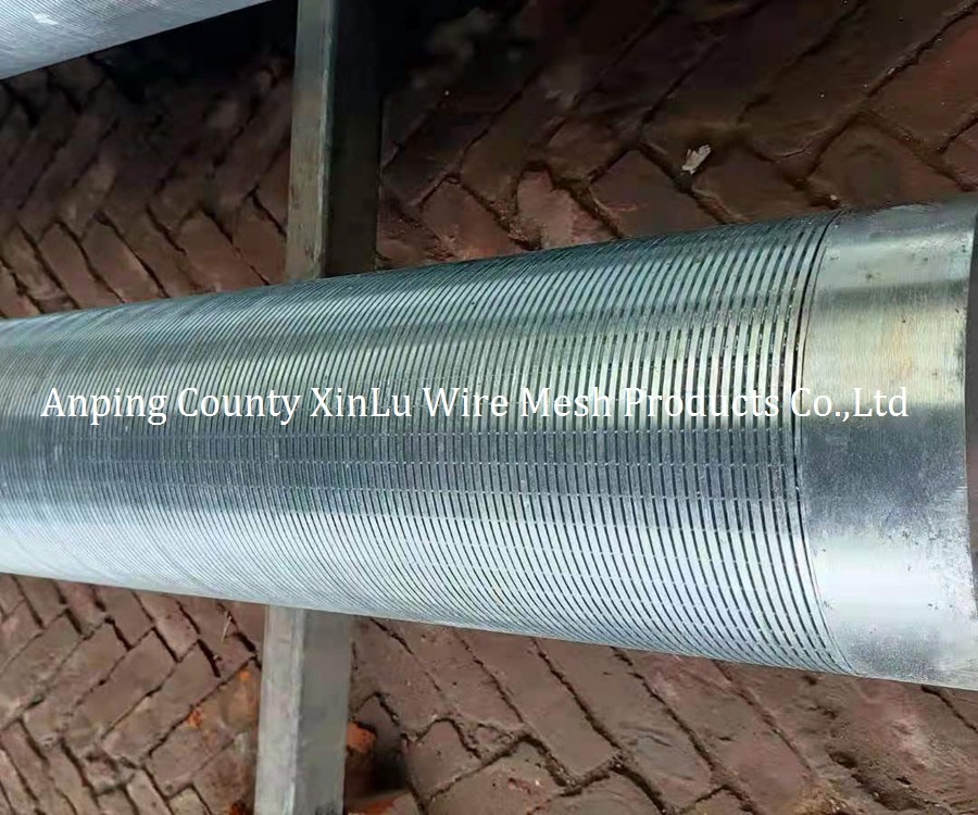 14 Inch Wire Wrapped Screens Q195 Low Carbon Galvanized Water Well Screens