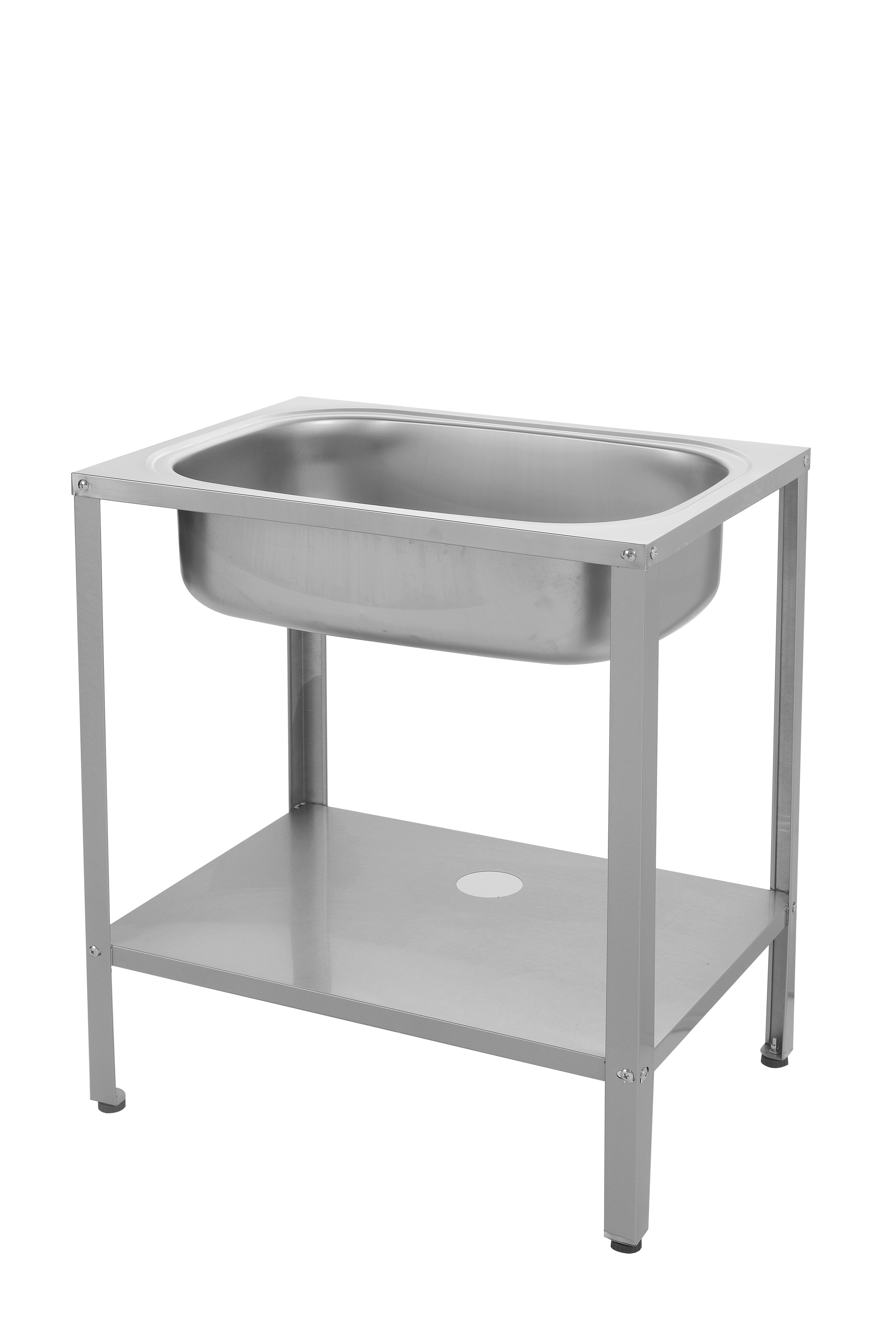 600*430mm Outdoor Farm Stainless Steel Sink Stand Electroplating