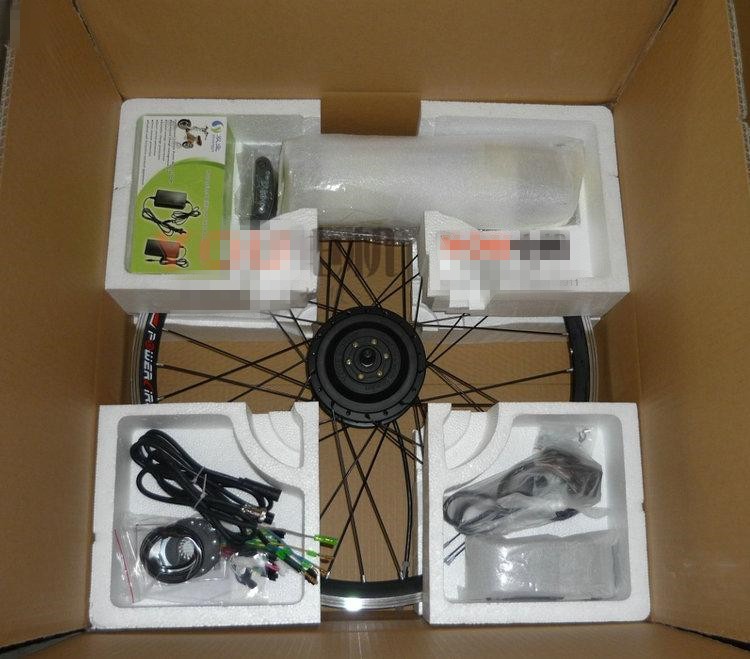 36V 13AH Lithium Battery Electric Bicycle Parts With LED / LCD Display Brushless Motor