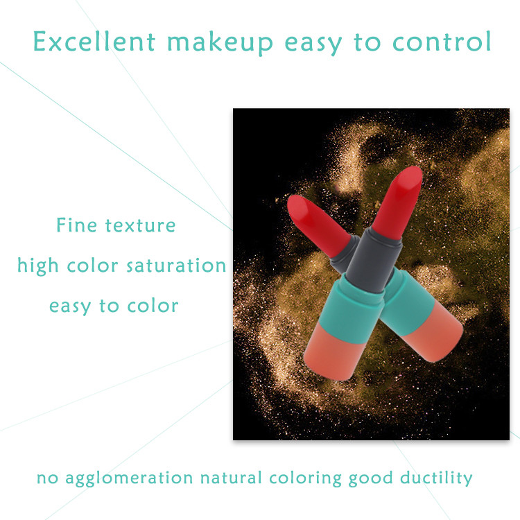 8×2cm 3C Color Herbal Matte Lip Stick Shell Long Lasting