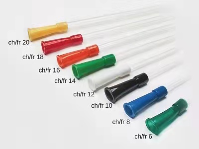 Medical Sterile PVC Nelaton Catheter PVC Urinary Catheter Tube Fr8 - Fr24