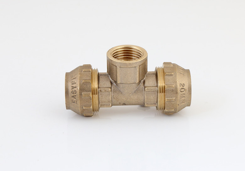 Good quality brass female elbow pe compression fittings for pe pipe
