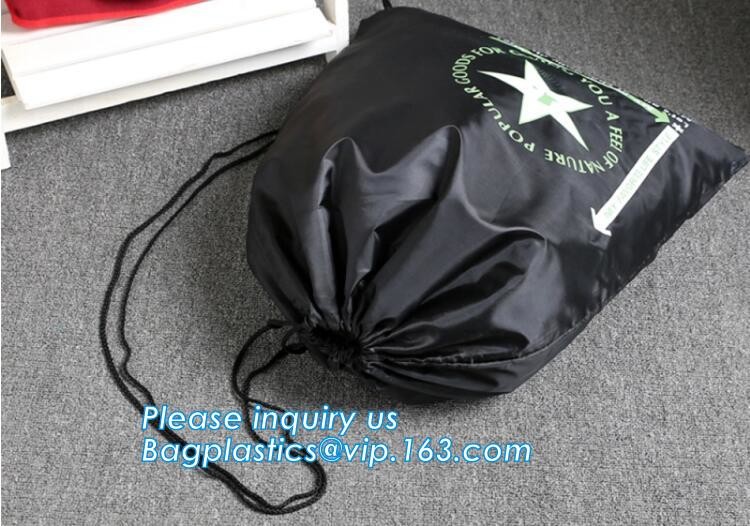 Promotion Custom Eco Friendly Sublimation Polyester Folding Shopping Bag,Promotional Sports Gym Sack Polyester Drawstrin