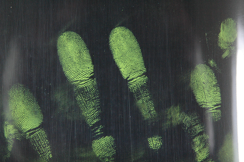 C111 Yellow fluorescent fingerprint powder