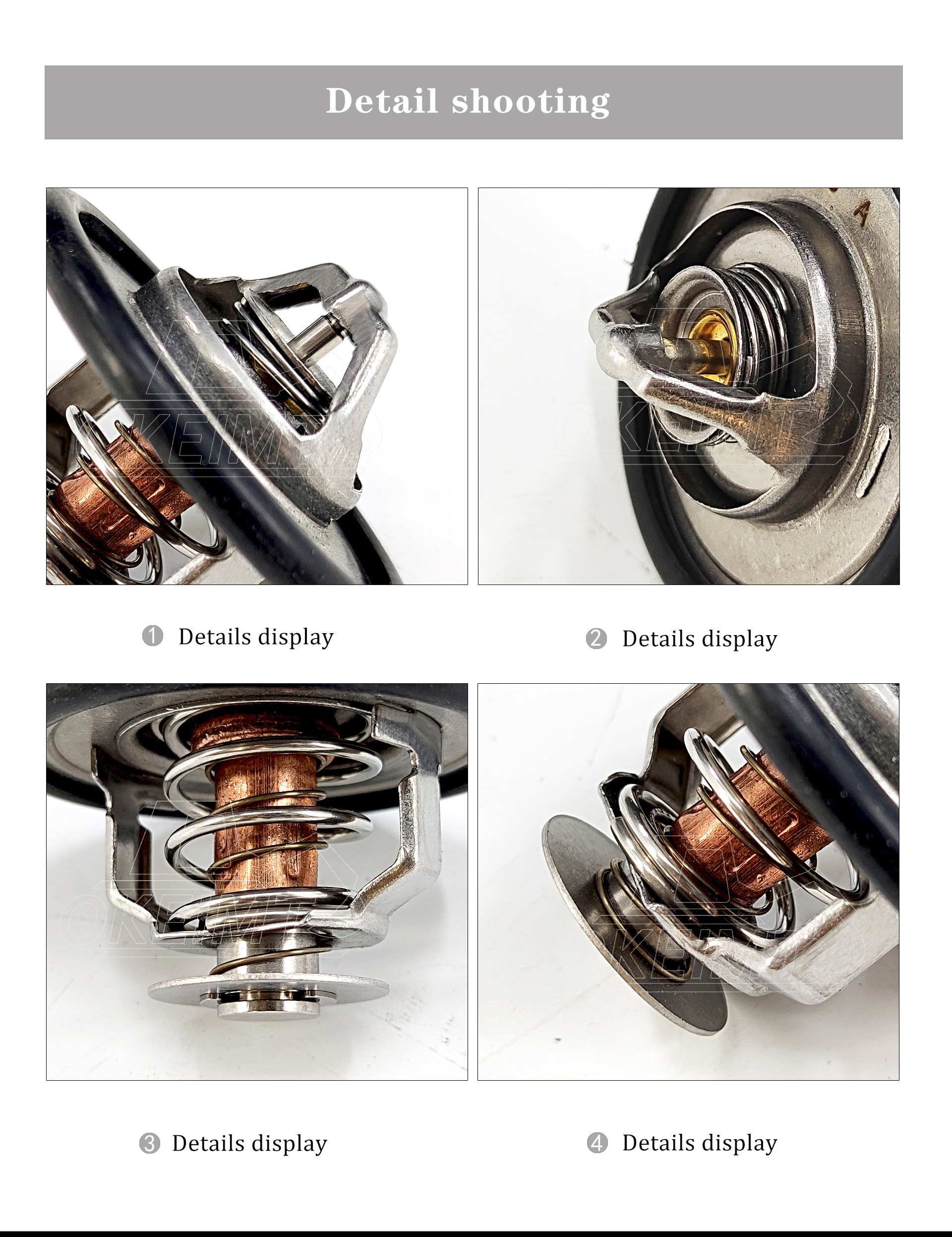 Fctory Direct Sales 6735-61-6471 Engine Thermostat For Komatsu 6D102-82° PC200-7 Engine