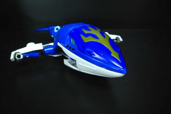 Blue Shark Figure Transformer Robot Toy Easy Operation For Display