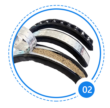 Gross weight kg 35kgs Aluminium Butyl Sealing Spacer With Waved For Insulatng Glass