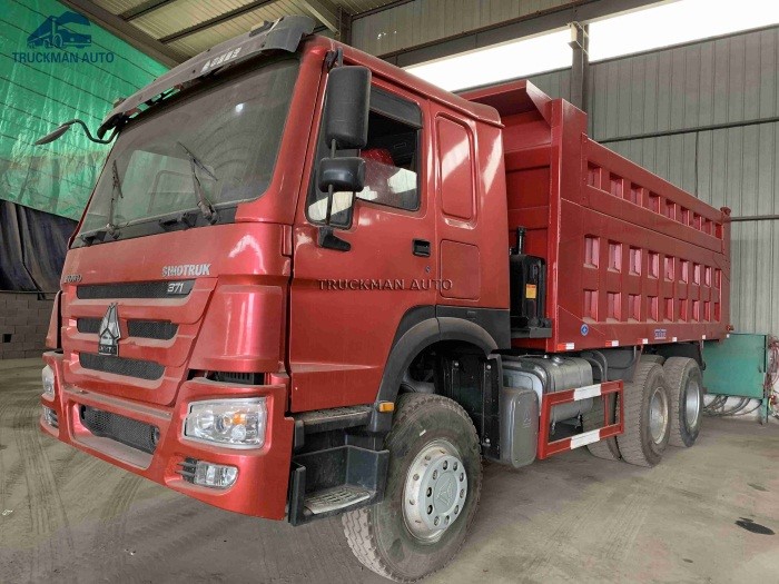 2015 Year 371HP SINO Used HOWO Dump Truck With New Tire And Rim