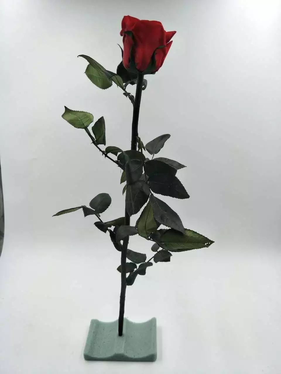 christmas ornaments long stem real touch natural flowers preserved roses