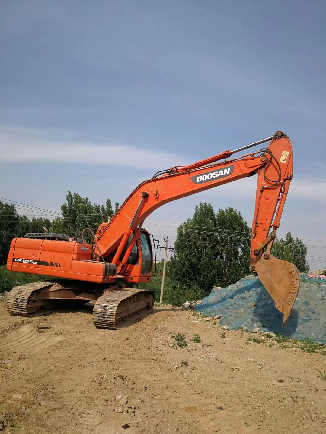 Hydraulic Valve Original Doosan DX225LC Excavator Made in Korea 20600 KG Machine Weight