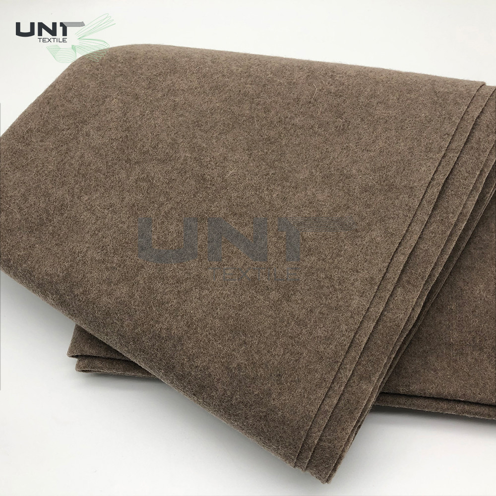 Soft Under Collar Felt Interlining Fabric For Suit Collar Wear Resistant