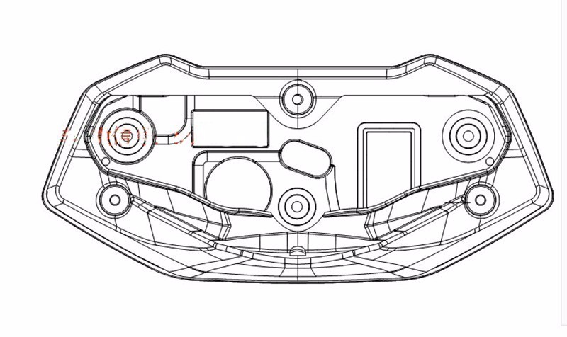 LCD Motorcycle Meter