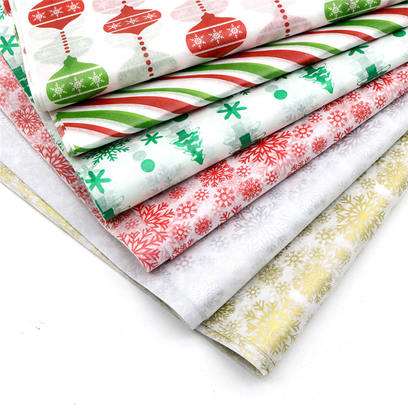 Floral Foil Tissue Paper For Packing Eco Friendly Compostable