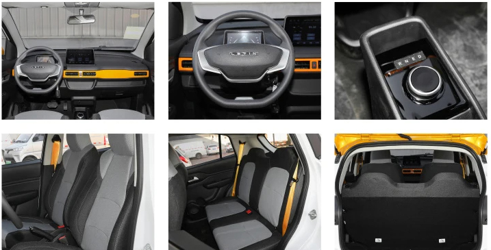 Left Steering 2022 2023 Yema Letin Mango Mini Electric Car for 4 Seats Energy Vehicle