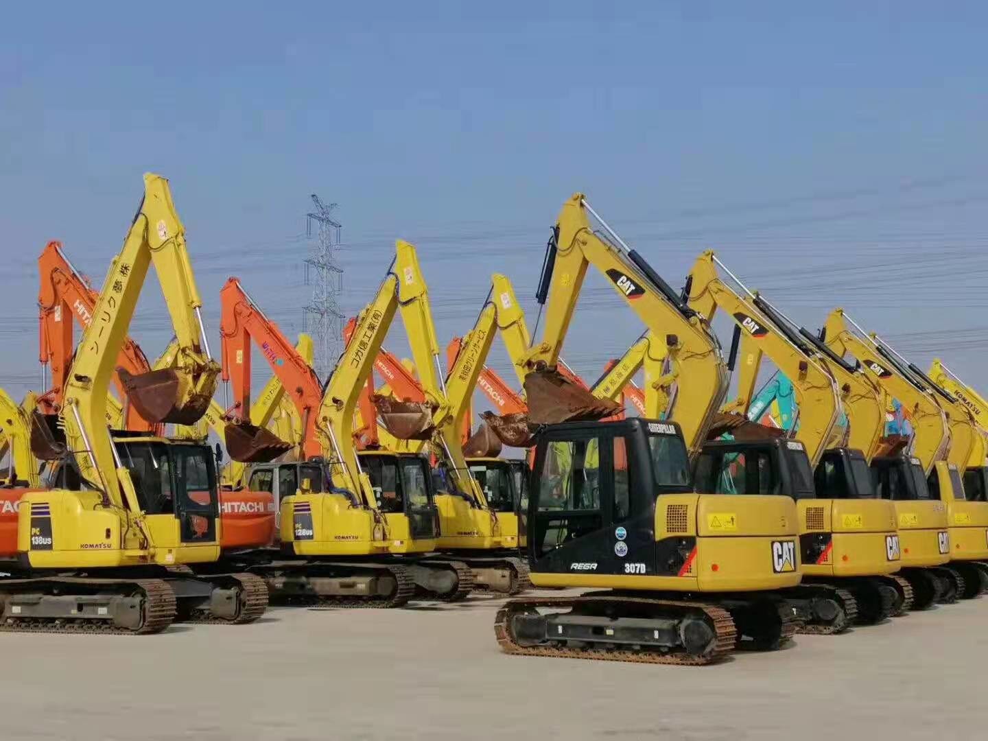 Japan Mitsubishi Engine 8 Ton E70B Used CAT Excavators