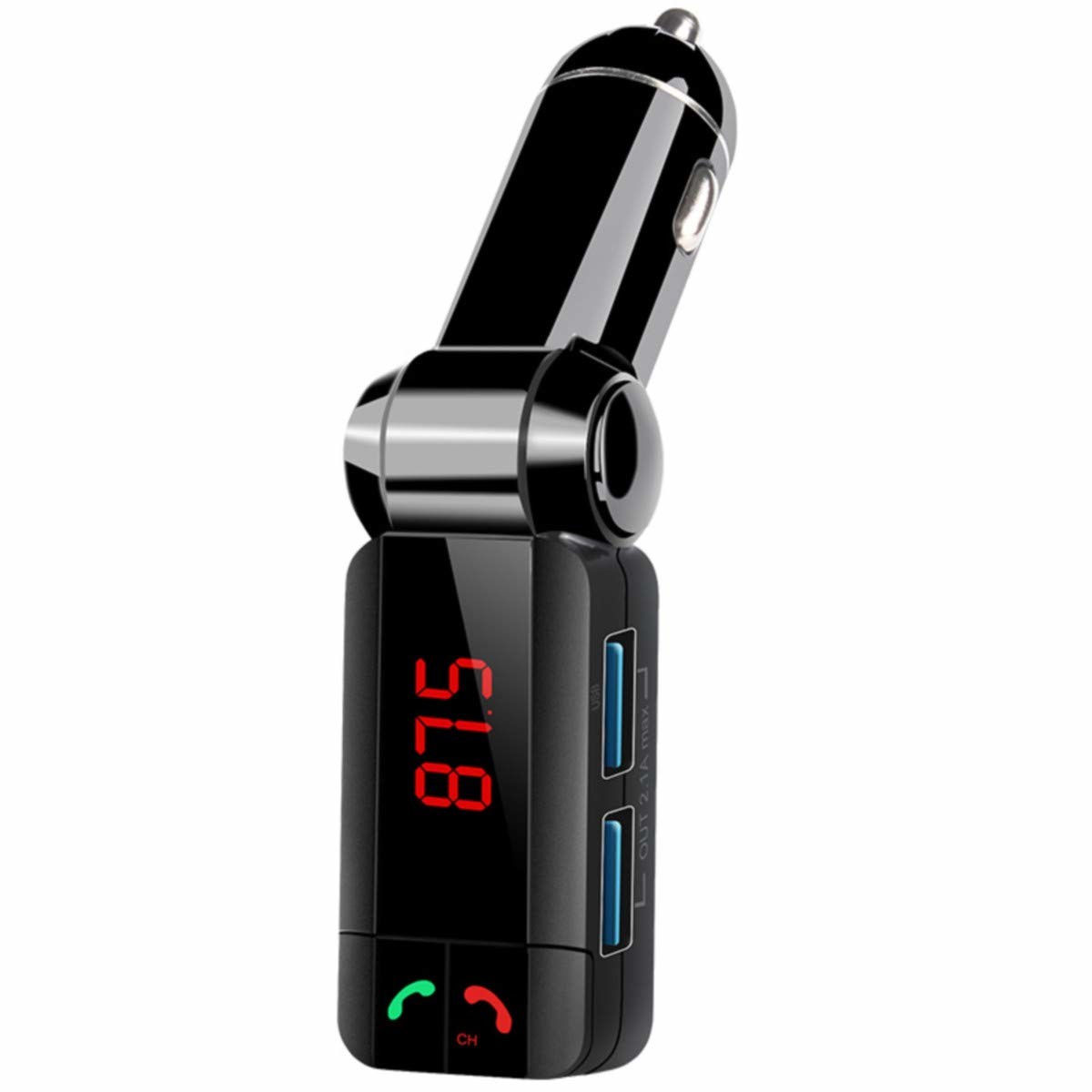 BC06 High Performance Digital Wireless Bluetooth Fm Transmitter in-Car Bluetooth Receiver Fm Radio Stereo Adapter