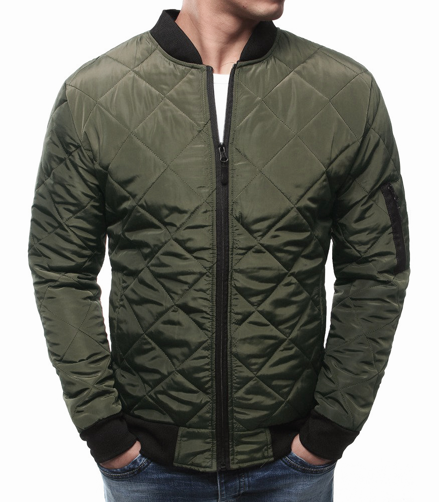 Thicker Quilted Lining Warm Waterproof Winter Jacket For Men V Neck Design