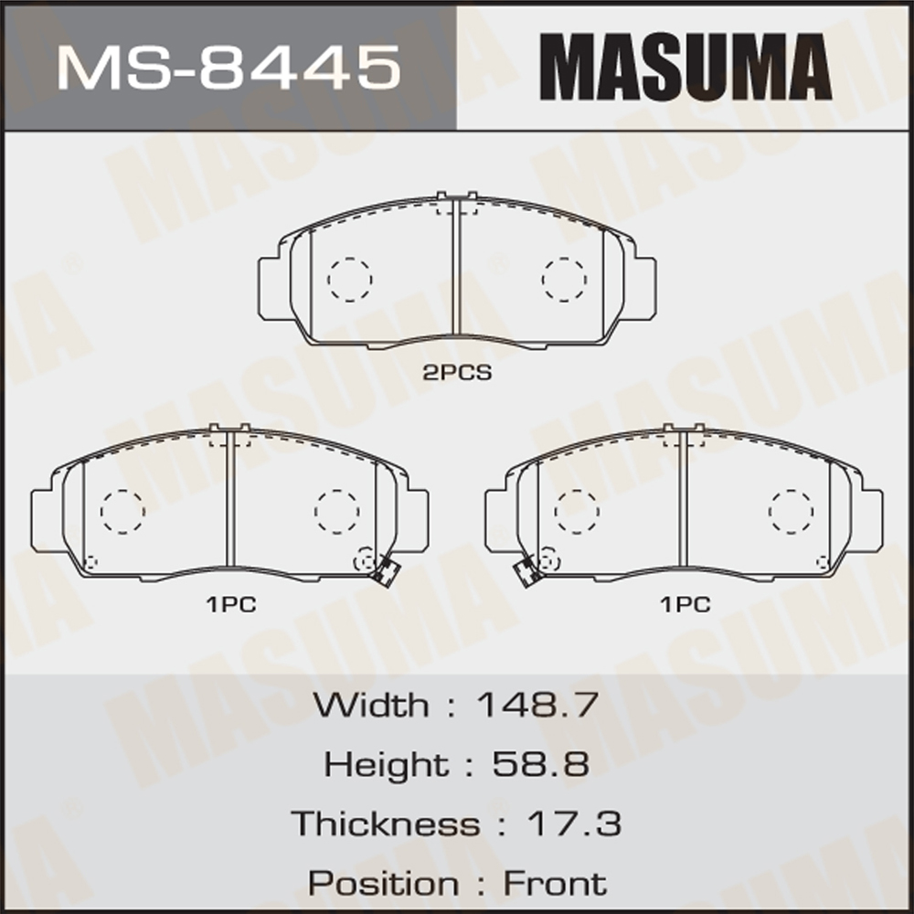 45022-SFE-J20 06450SFEJ20 45022S0KA01 Car Brake Pads Replacement For Auto Repair