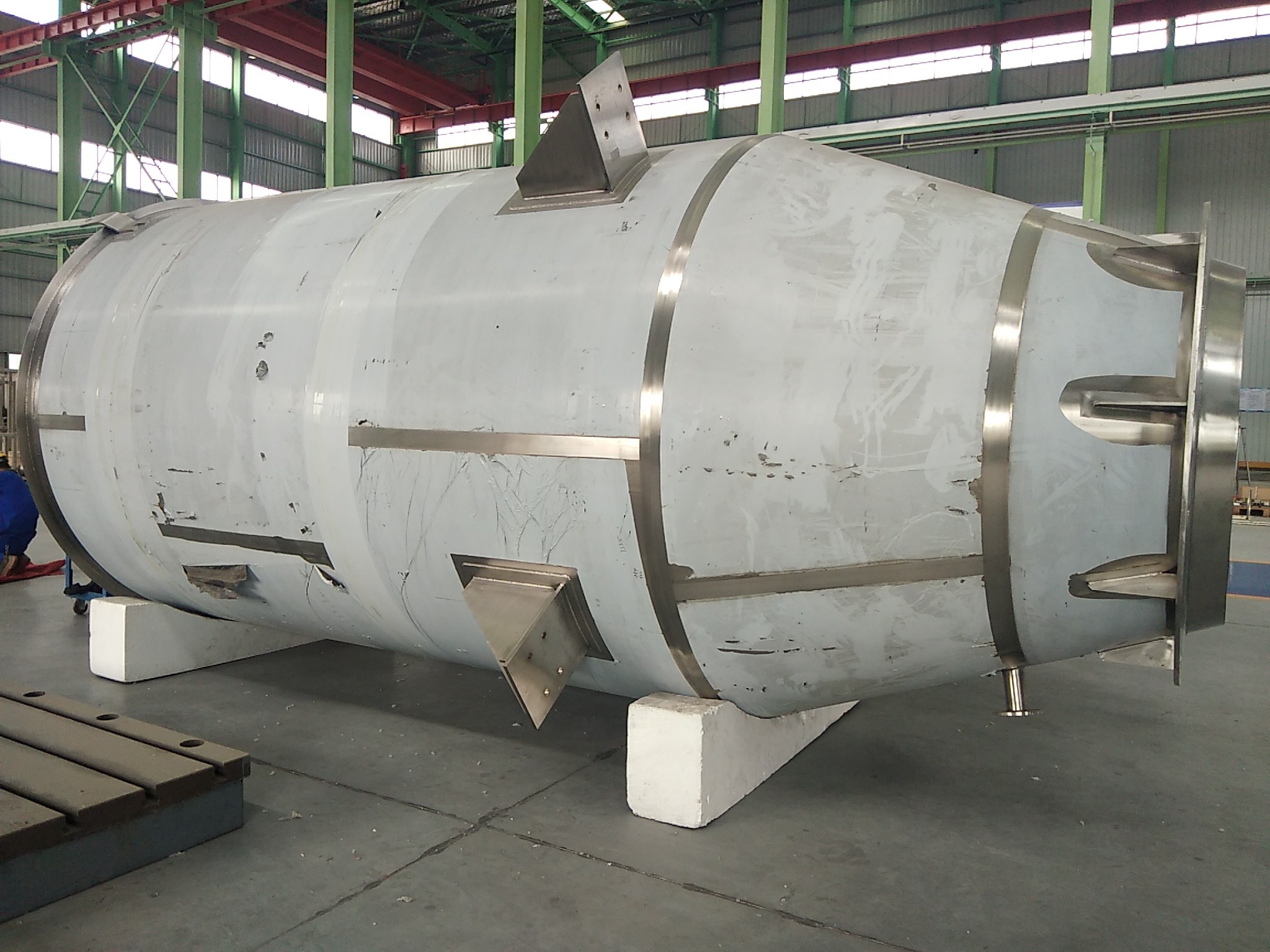 Outdoor Stainless Steel Tanks Milk Storage Silo 10000 Gallon