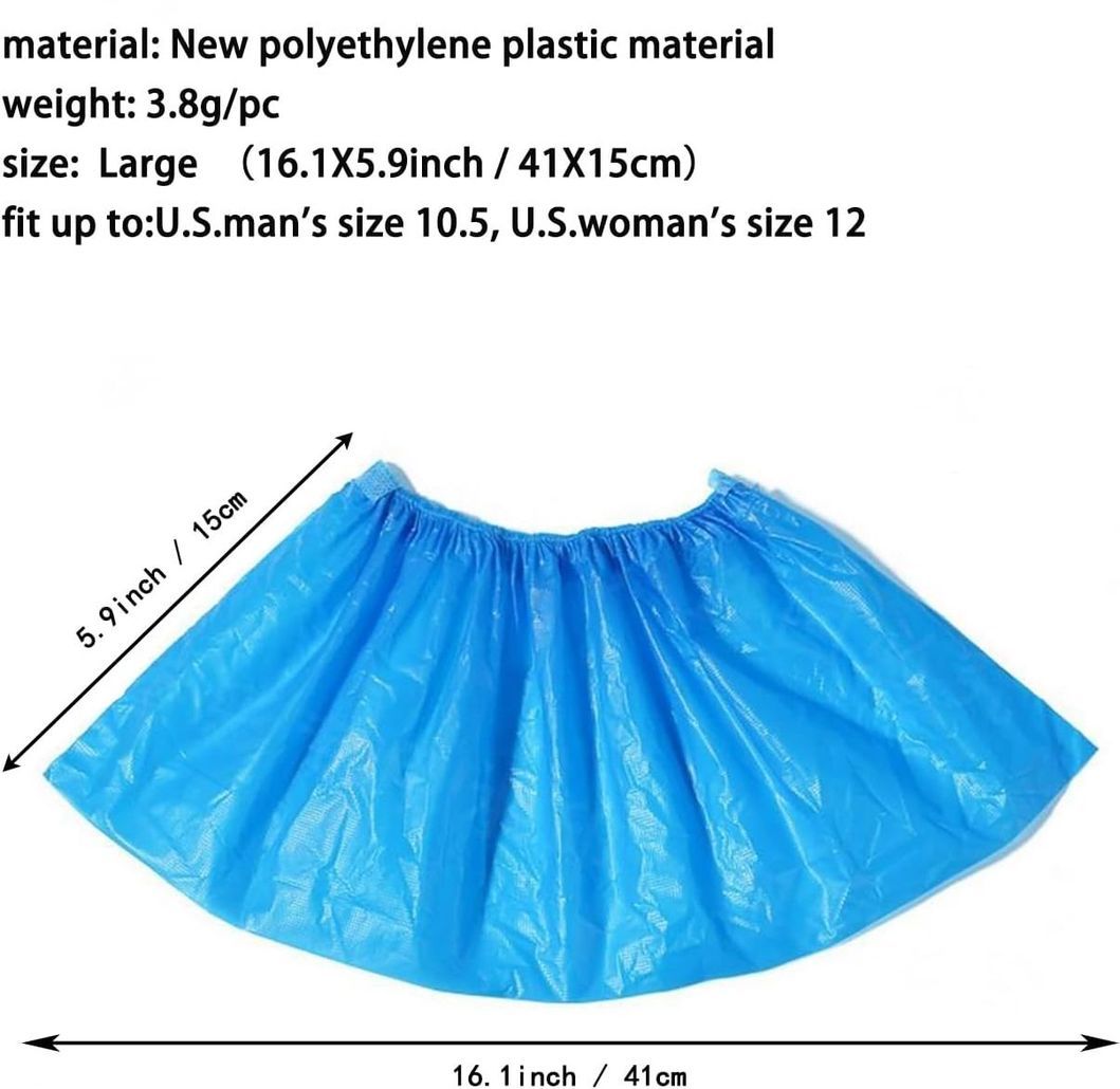 Sterile Bootcover Micro-Porous Sf White with Blue Line Disposable Boot Cover