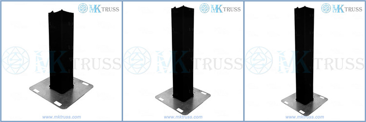 15-18 Degree Hardness Alu 290mm Box/Square Lighting Truss Corner Scrim/Cover/Sock/Cloth