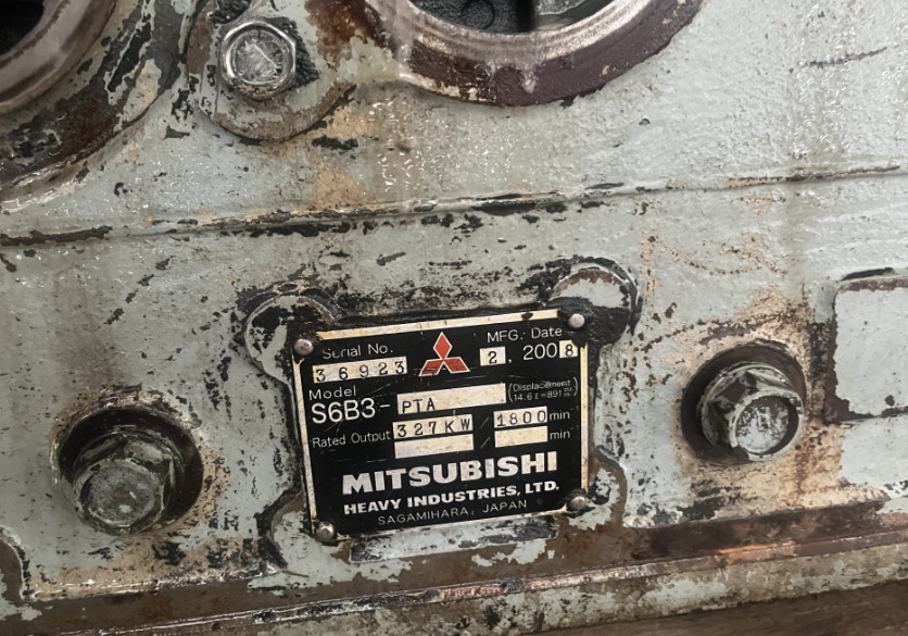 Mitsubishi Heavy Industries S6B3 Cylinder Body, Crankshaft, Connecting Rod 34A19-30100