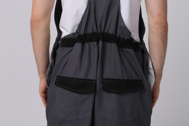 1% Carbon Fiber Anti Static Workwear 350gsm Fire Resistant Bib Overalls