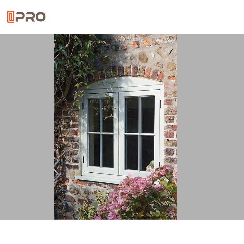 Horizontal Aluminum Casement Windows Double Hinged With Mosquito Net