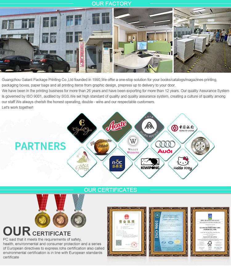 Glossy Lamination Catalog Printing Services A4 Landscape Brochure Printing